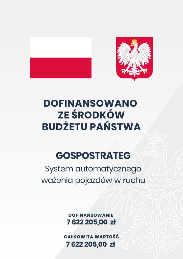 Rozpoczęcie realizacji projektu Gospostrateg pt. „System automatycznego ważenia pojazdów w ruchu” (WIM-PL)